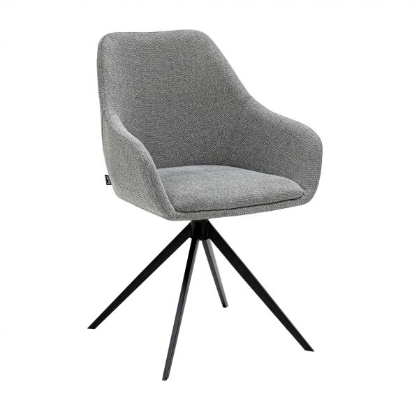 Kick swivel chair Mex - Dark Grey