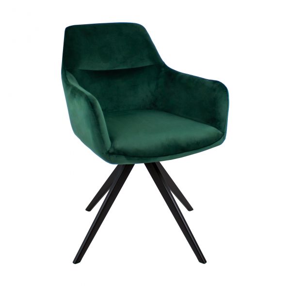 Kick swivel chair Tom - Dark Green