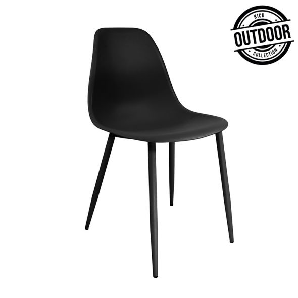 Kick garden chair Nero - Black