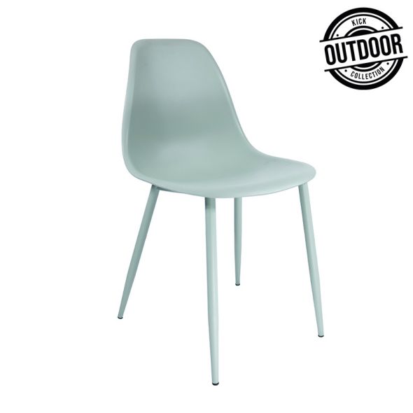 Kick garden chair Nero - Pistachio