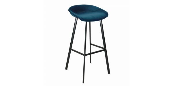 KICK FINN Bar Stool High - Dark Blue