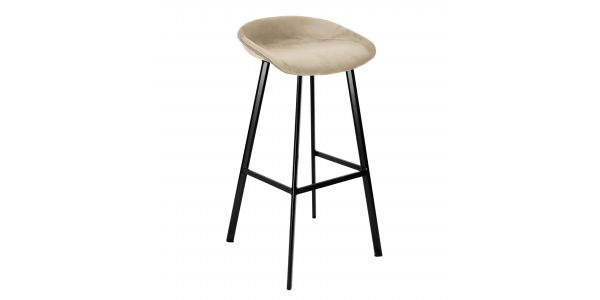 Kick Finn Bar Stool High - Champagne