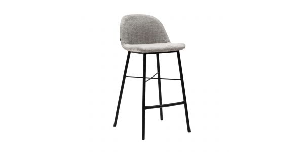 Kick Bar Stool Joel - Grey