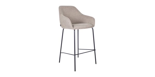 Kick bar stool Suus - Taupe