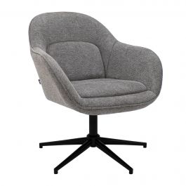 Kick swivel armchair Lux - Dark Grey