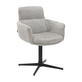 Kick swivel chair Noud - Grey