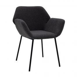 Kick dining chair Fitz - Dark Grey