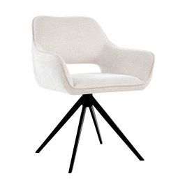 Kick swivel chair Miyo - Champagne