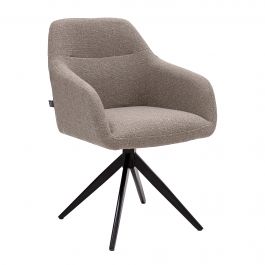 Kick swivel chair Ravi - Grey