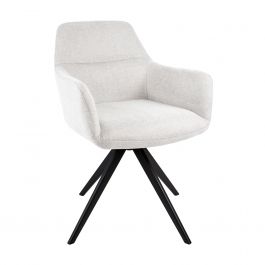 Kick swivel chair Tom Texture - Champagne