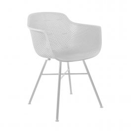 KICK INDY Garden Chair - White frame - White