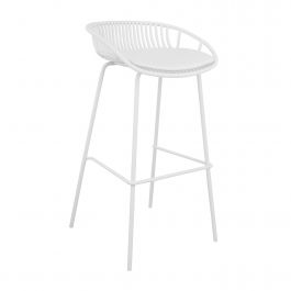 Kick Rio Garden Bar Stool - White