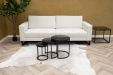 Kick coffee table set Marble  - set of 3 - Black