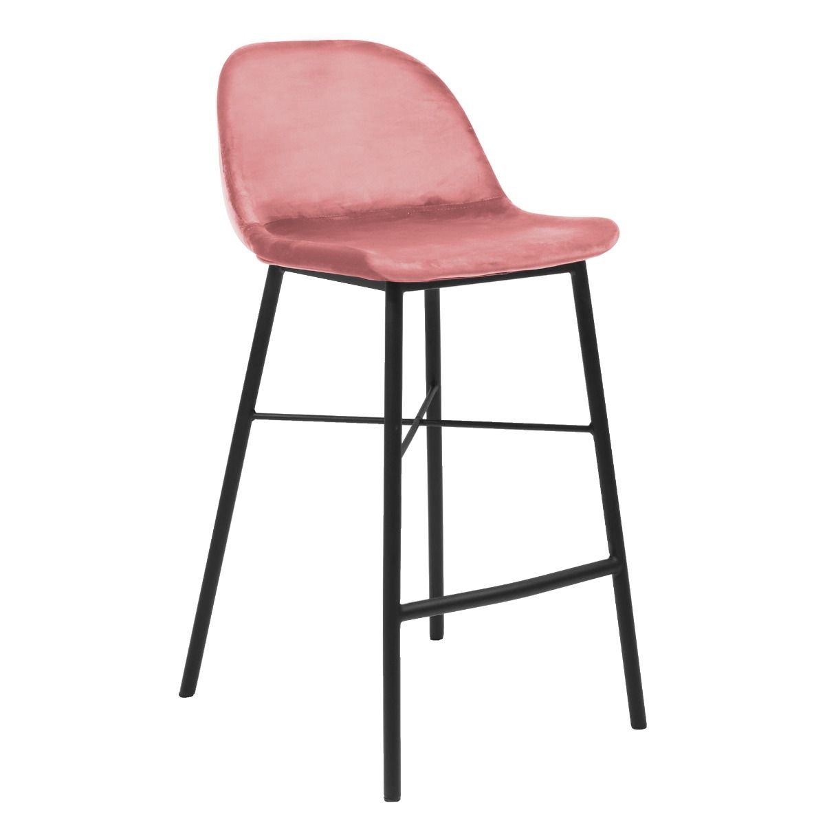 pink bar stool next